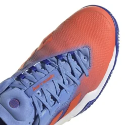 Tennisschoenen-adidas Barricade tennisschoenen heren lucid blue solar red blue fusion