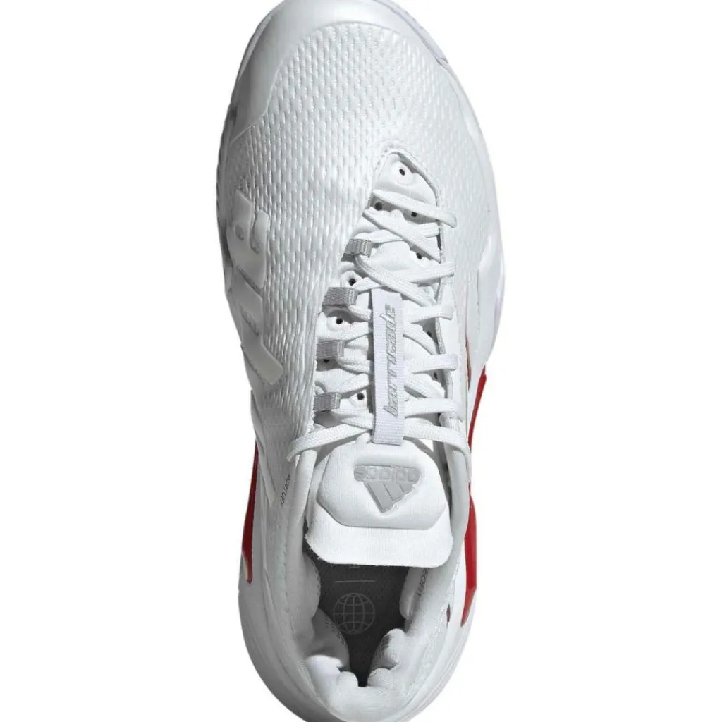 Tennisschoenen-adidas Barricade tennisschoenen dames white red