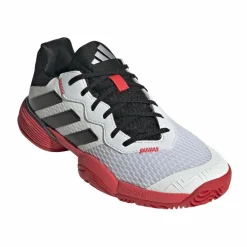 adidas Barricade tennisschoenen junior cloud white core black lucid red< Tennisschoenen