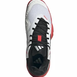 adidas Barricade tennisschoenen junior cloud white core black lucid red< Tennisschoenen