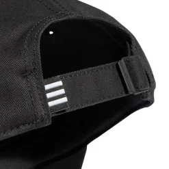 Tenniskleding-adidas Baseball 3-Stripes Twill tennispet junior black