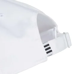 Tenniskleding-adidas Baseball 3-Stripes Twill tennispet white - L