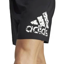 Zwembroek-adidas Big Logo CLX zwembroek heren black white