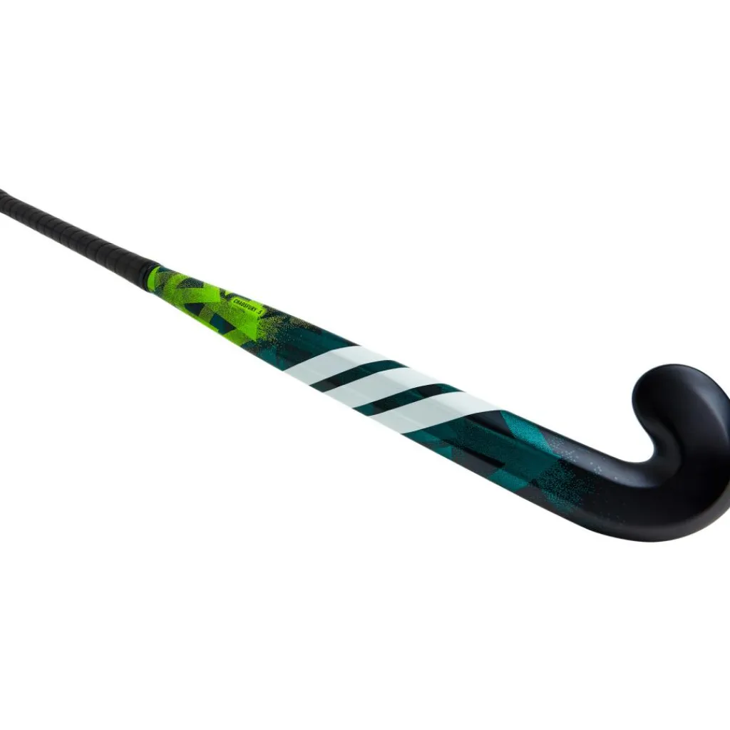 Hockeystick-adidas Chaosfury .5 Ultra Low Bow hockeystick green yellow