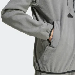 adidas City Escape Polar fleece sweater heren grey four< Sport Trui