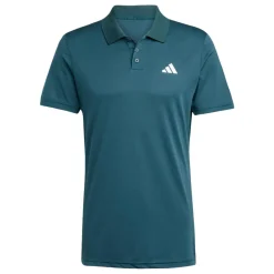 Tenniskleding-adidas Climacool Freelift tennispolo heren aurora ivy