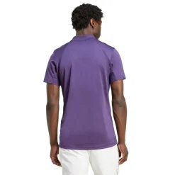 Tenniskleding-adidas Climacool Freelift tennispolo heren burgundy