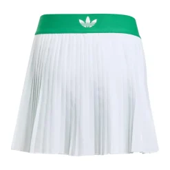 Tenniskleding-adidas Climacool tennisrokje junior white