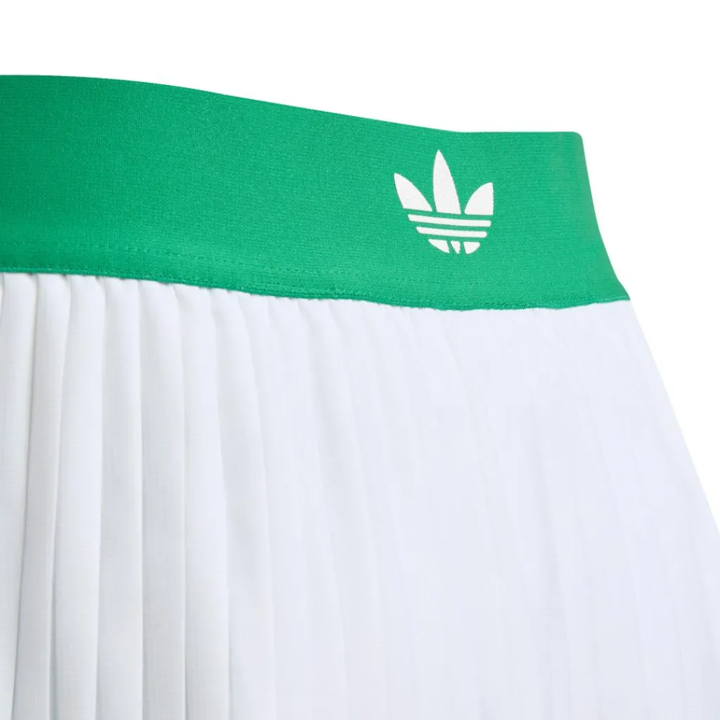 Tenniskleding-adidas Climacool tennisrokje junior white