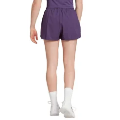 Tenniskleding-adidas Climacool tennisshort dames burgundy