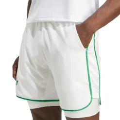 adidas Climacool tennisshort heren white< Tenniskleding