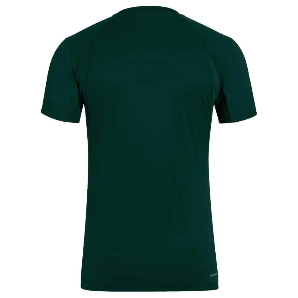 Tenniskleding-adidas Club Climacool 3-Stripes tennisshirt heren aurora ivy