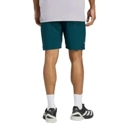 Tenniskleding-adidas Club Climacool 3-Stripes tennisshort heren aurora ivy
