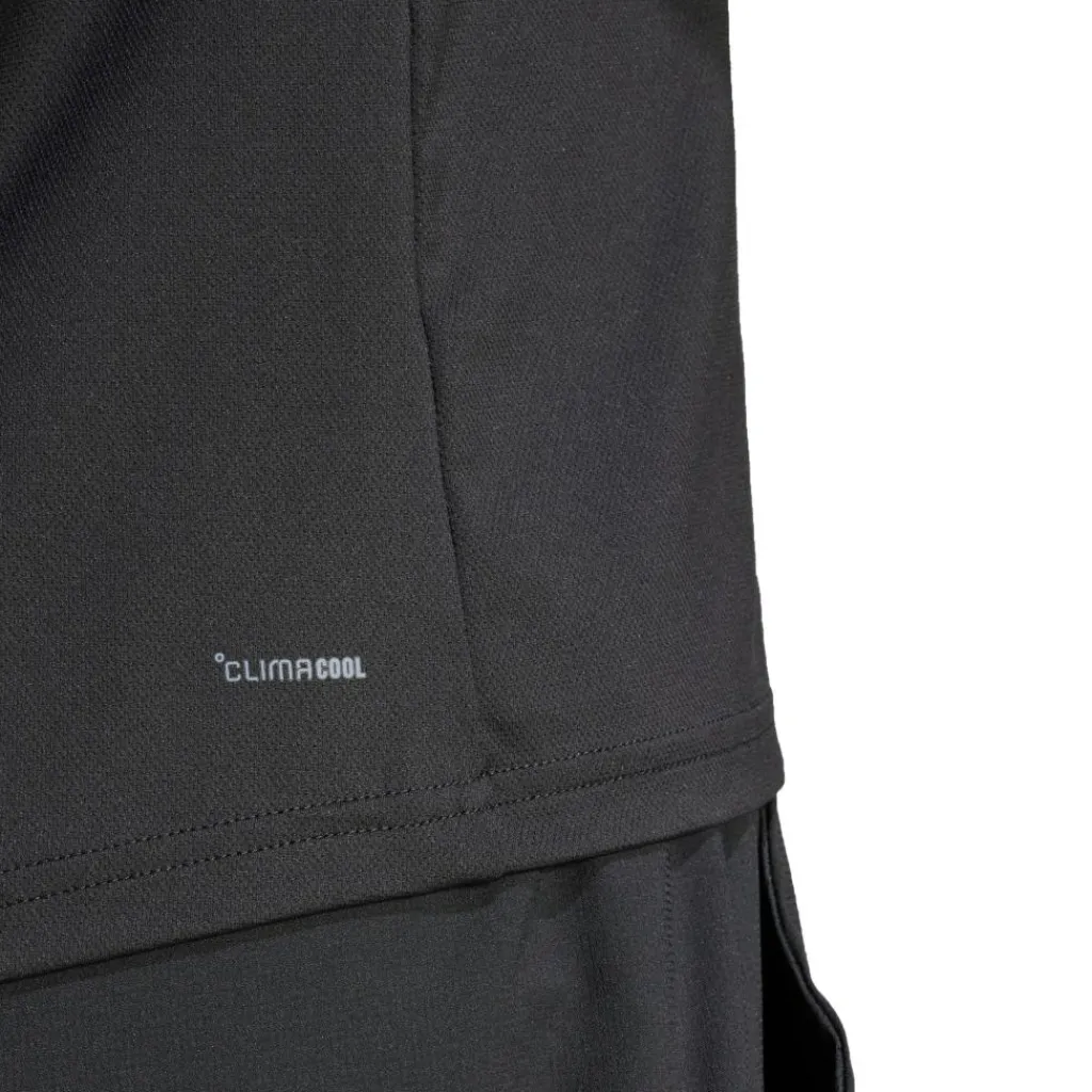 Tenniskleding-adidas Club Climacool 3-Stripes tennispolo dames black