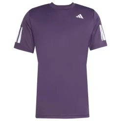 adidas Club Climacool 3-Stripes tennisshirt heren burgundy< Tenniskleding