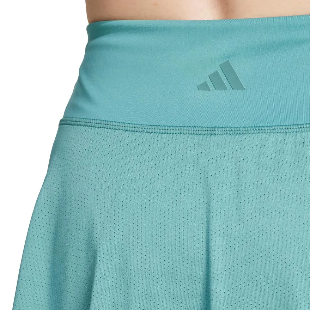 Tenniskleding-adidas Club Climacool tennisrokje dames green