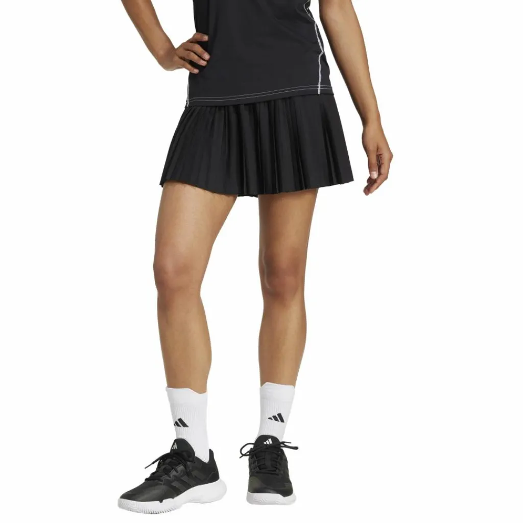 Tenniskleding-adidas Club Pleated tennisrokje dames black