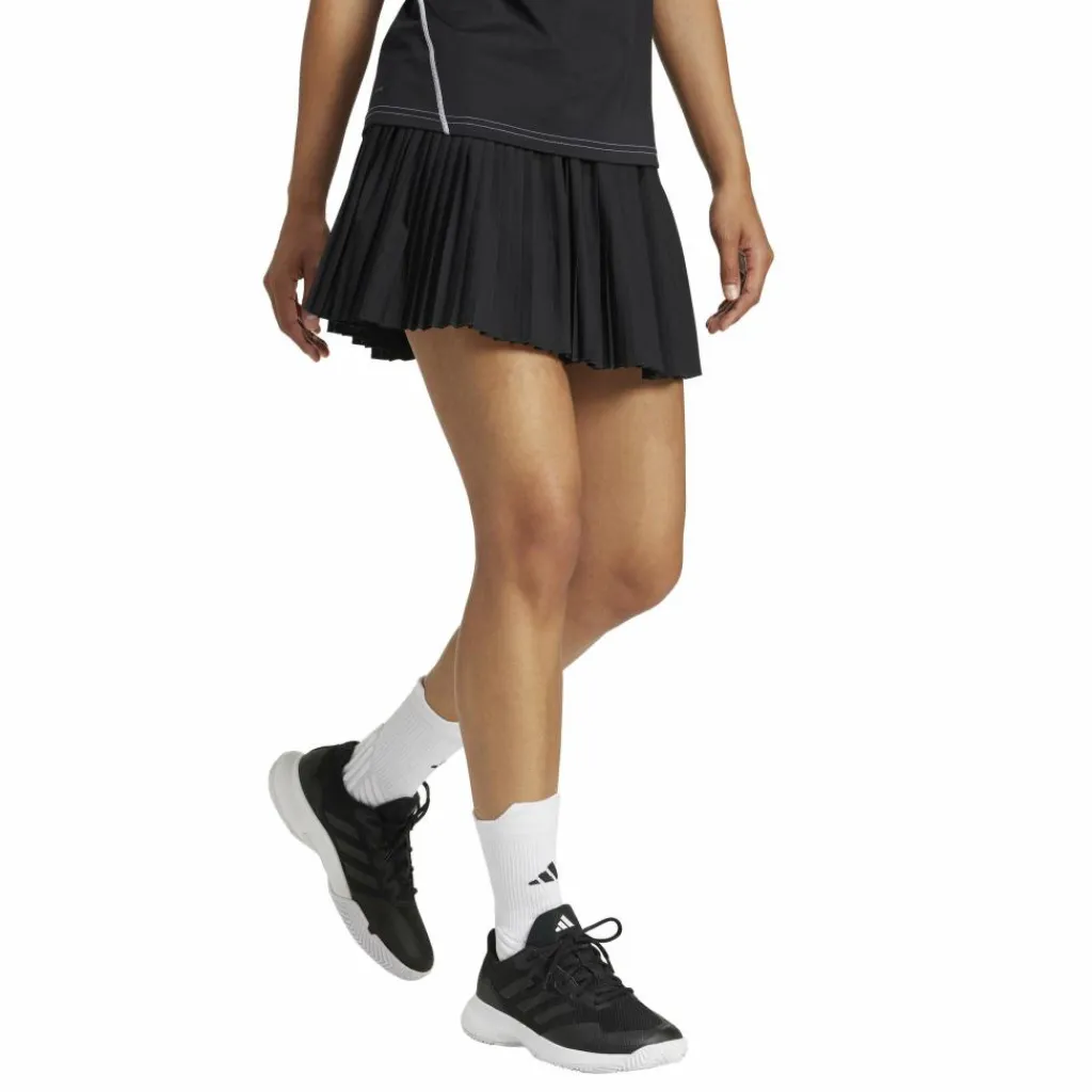 Tenniskleding-adidas Club Pleated tennisrokje dames black