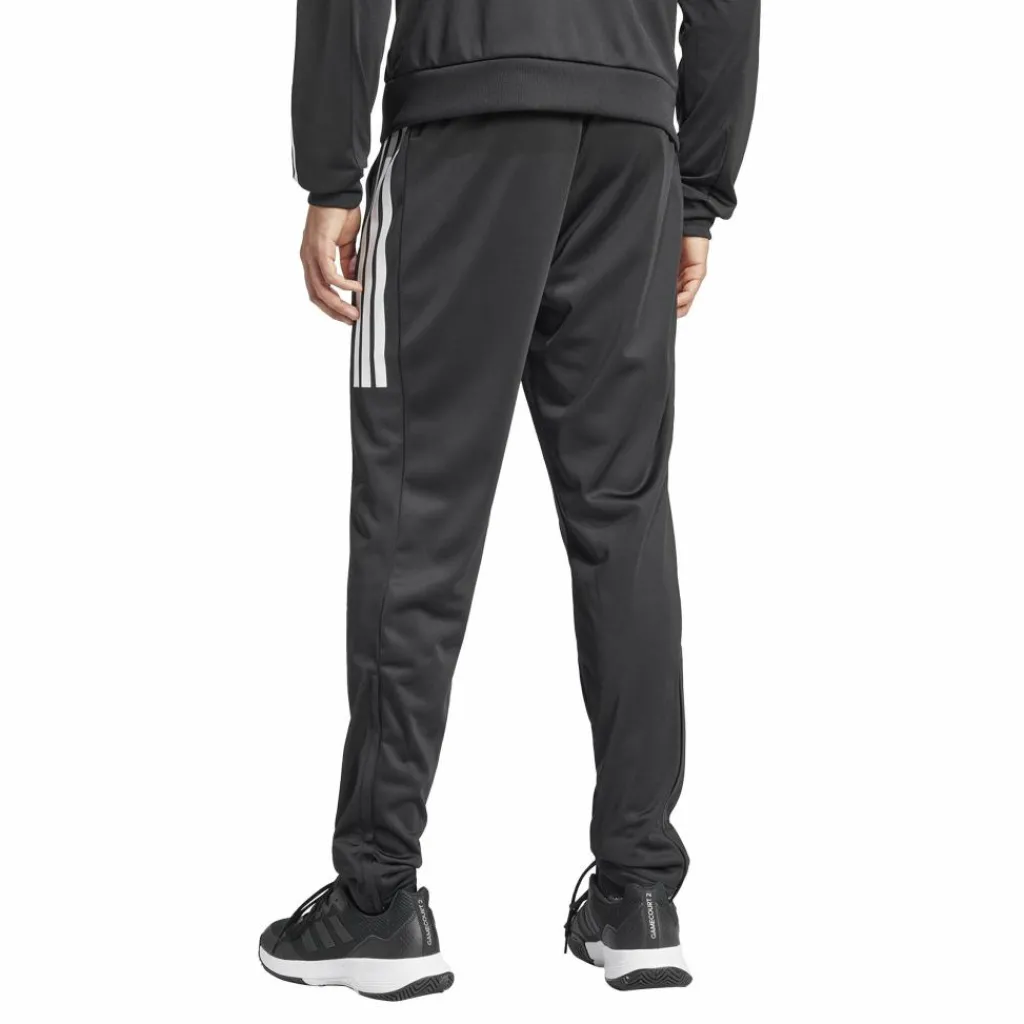 Tenniskleding-adidas Club 3-stripes knitted trainingsbroek heren black