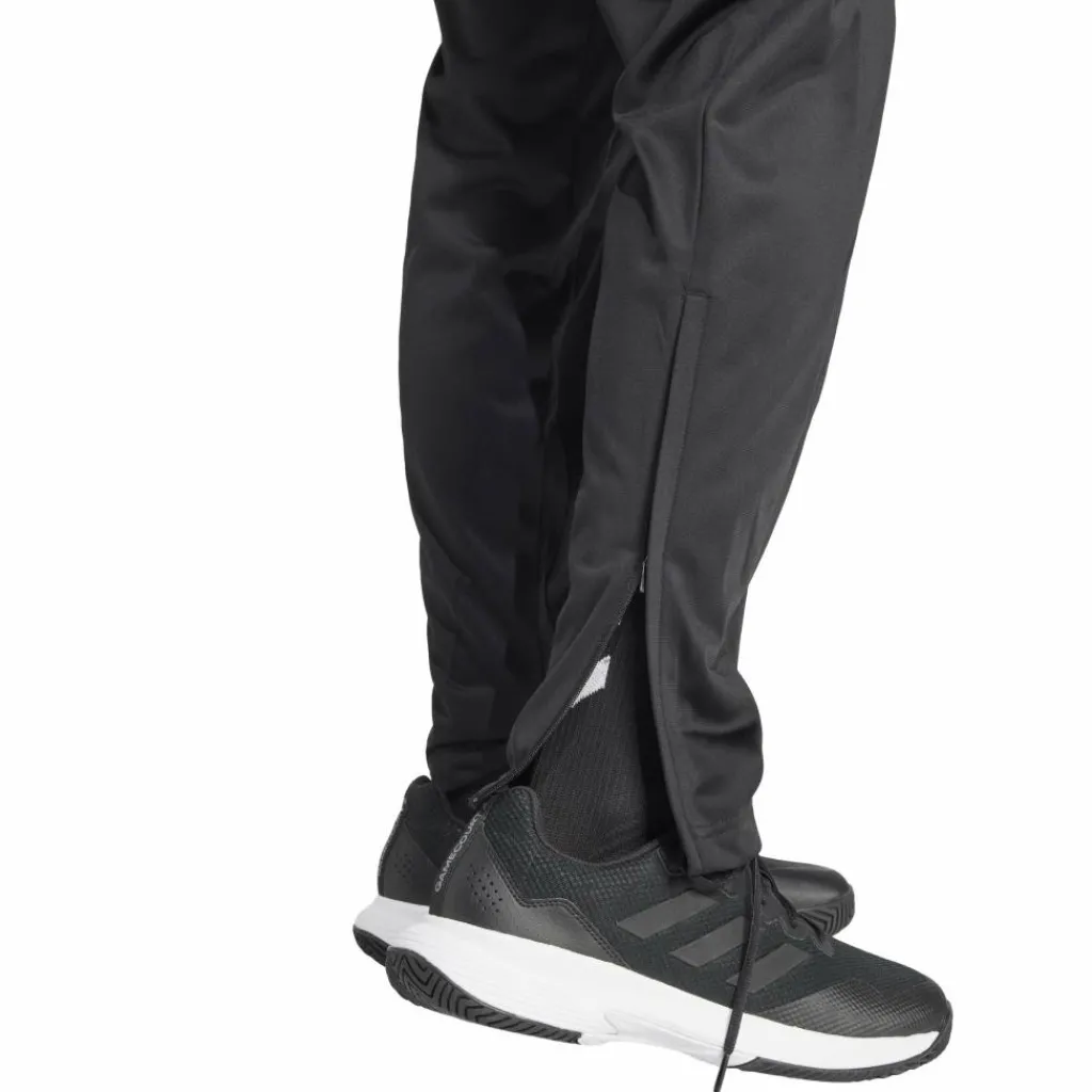 Tenniskleding-adidas Club 3-stripes knitted trainingsbroek heren black