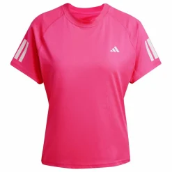 adidas Club 3-stripes tennisshirt dames lucid pink< Tenniskleding