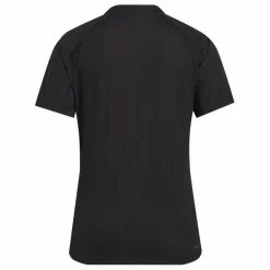 Tenniskleding-adidas Club 3-stripes tennisshirt dames black