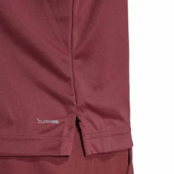 adidas Club 3-stripes tennisshirt heren shadow red< Tenniskleding