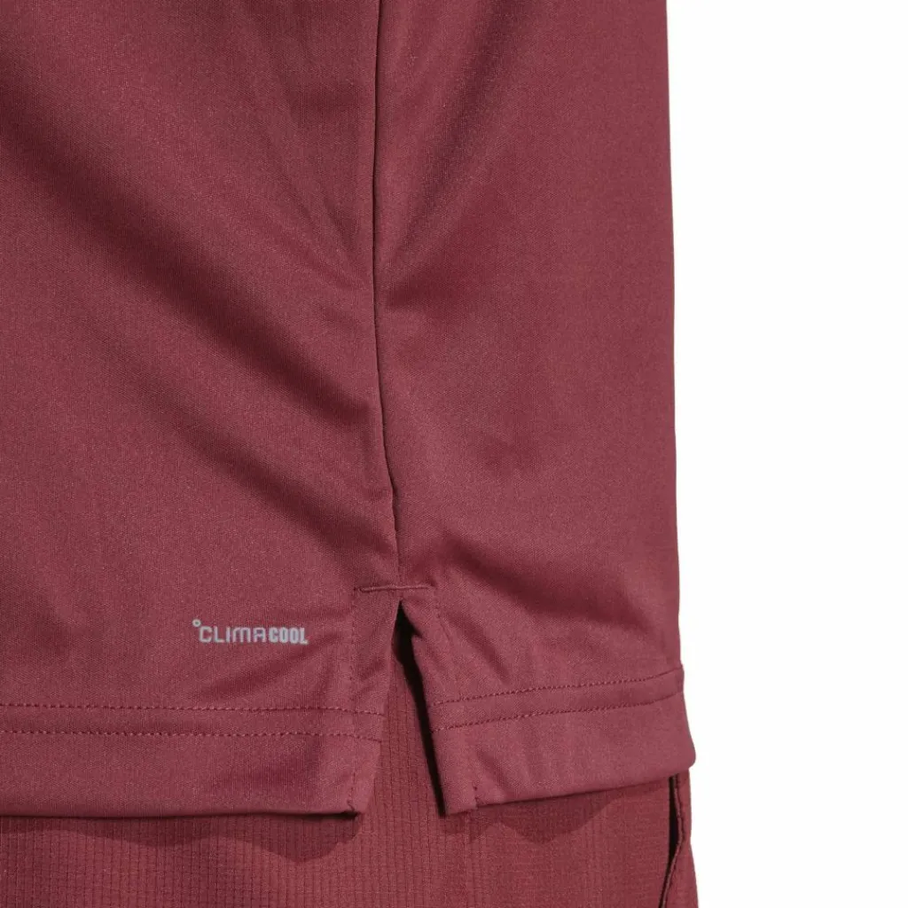 adidas Club 3-stripes tennisshirt heren shadow red< Tenniskleding