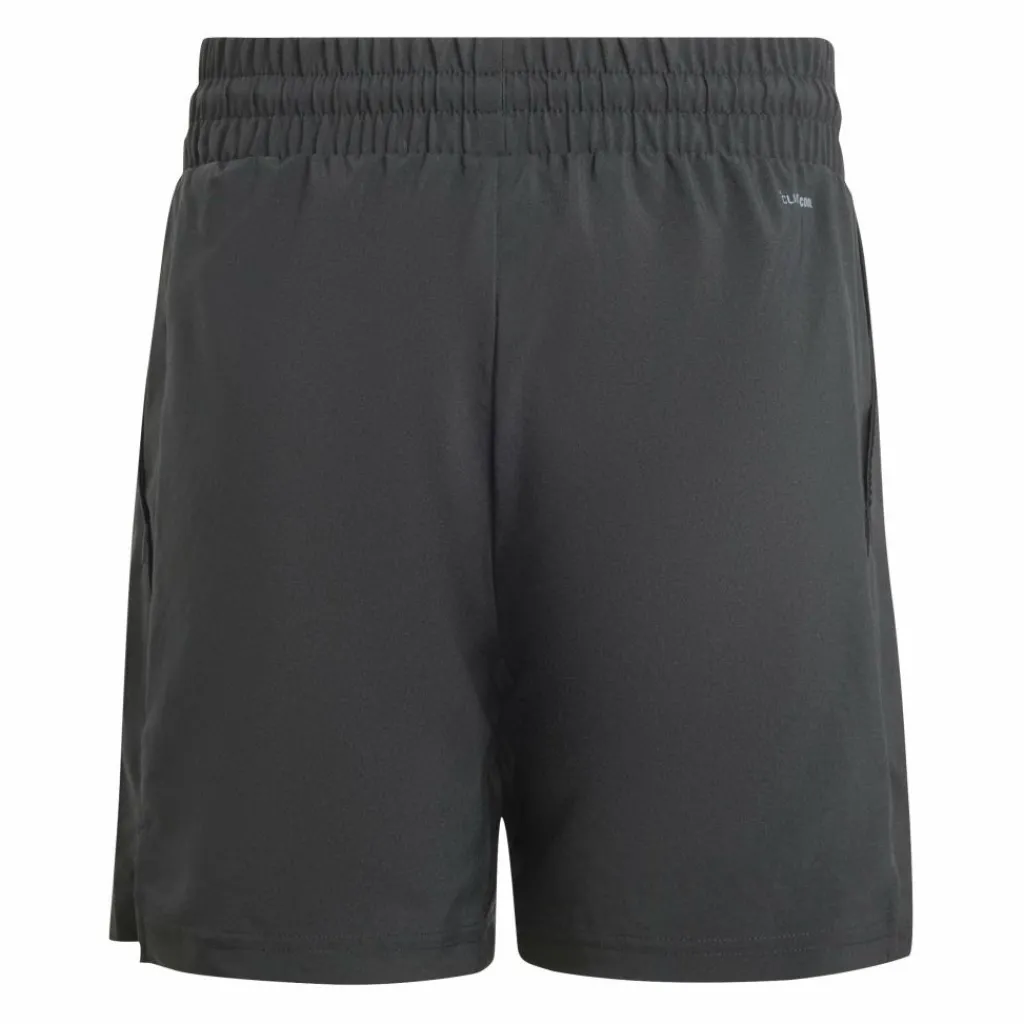 Tenniskleding-adidas Club 3-stripes tennisshort junior black