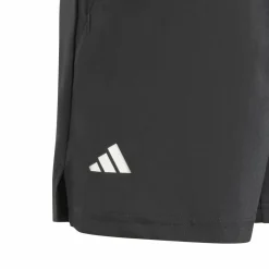 Tenniskleding-adidas Club 3-stripes tennisshort junior black