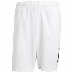 Tenniskleding-adidas Club 3-stripes tennisshort heren white