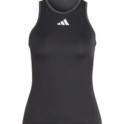 Tenniskleding-adidas Club tennis tanktop dames zwart