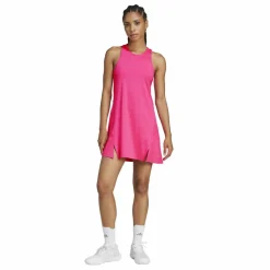 Tenniskleding-adidas Club tennisjurkje dames lucid pink