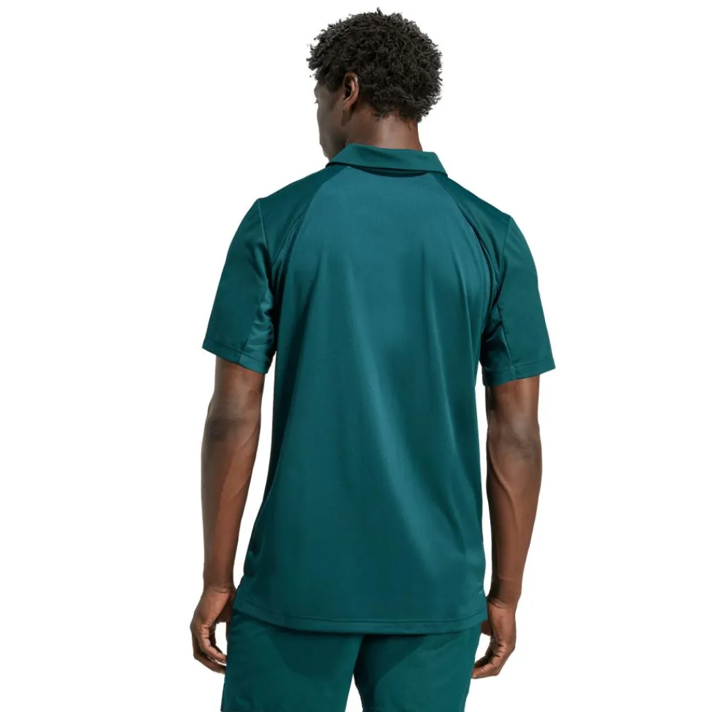 Tenniskleding-adidas Club tennispolo heren aurora ivy