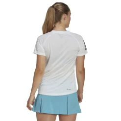 adidas Club tennisshirt dames white< Tenniskleding