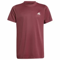 Tenniskleding-adidas Club tennisshirt junior shadow red