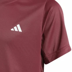 Tenniskleding-adidas Club tennisshirt junior shadow red