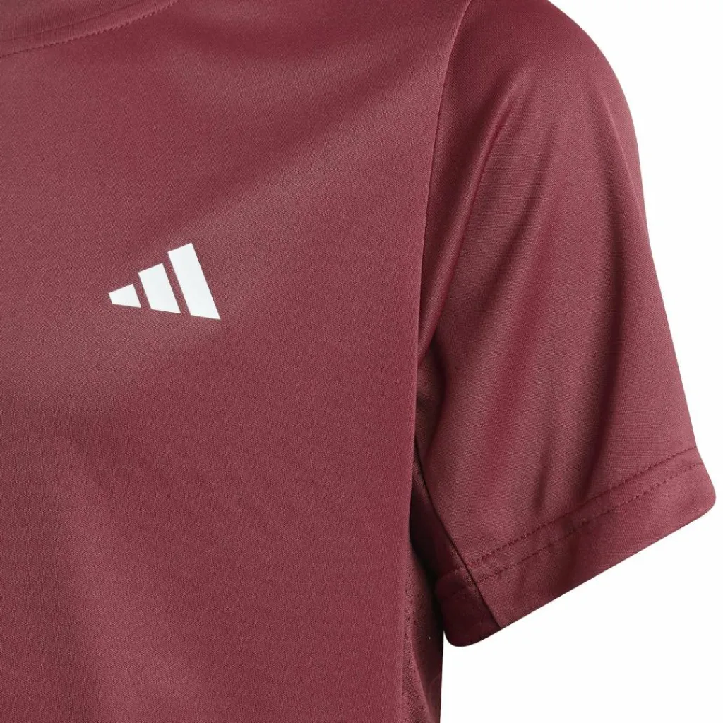 Tenniskleding-adidas Club tennisshirt junior shadow red