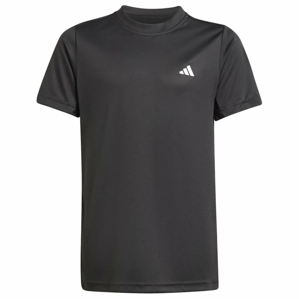 Tenniskleding-adidas Club tennisshirt junior black