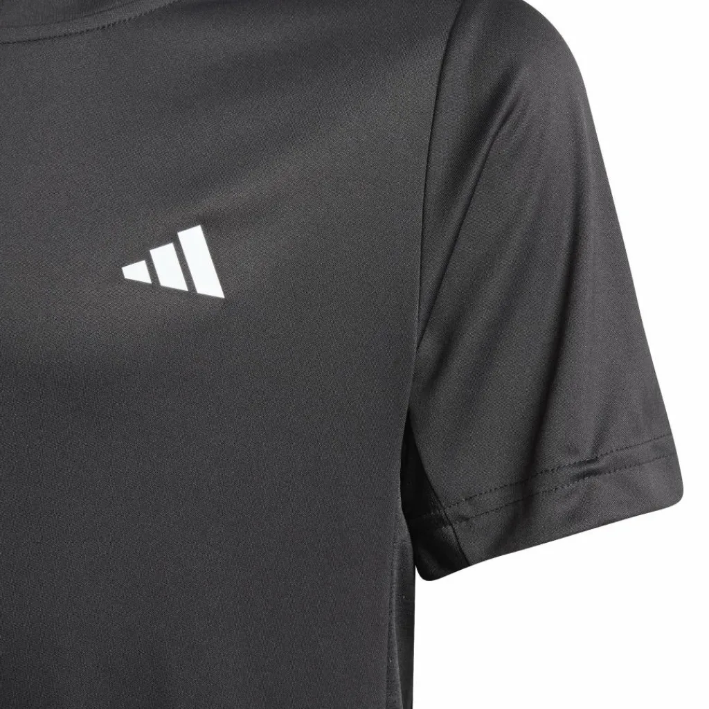 Tenniskleding-adidas Club tennisshirt junior black
