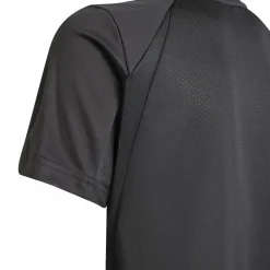 Tenniskleding-adidas Club tennisshirt junior black