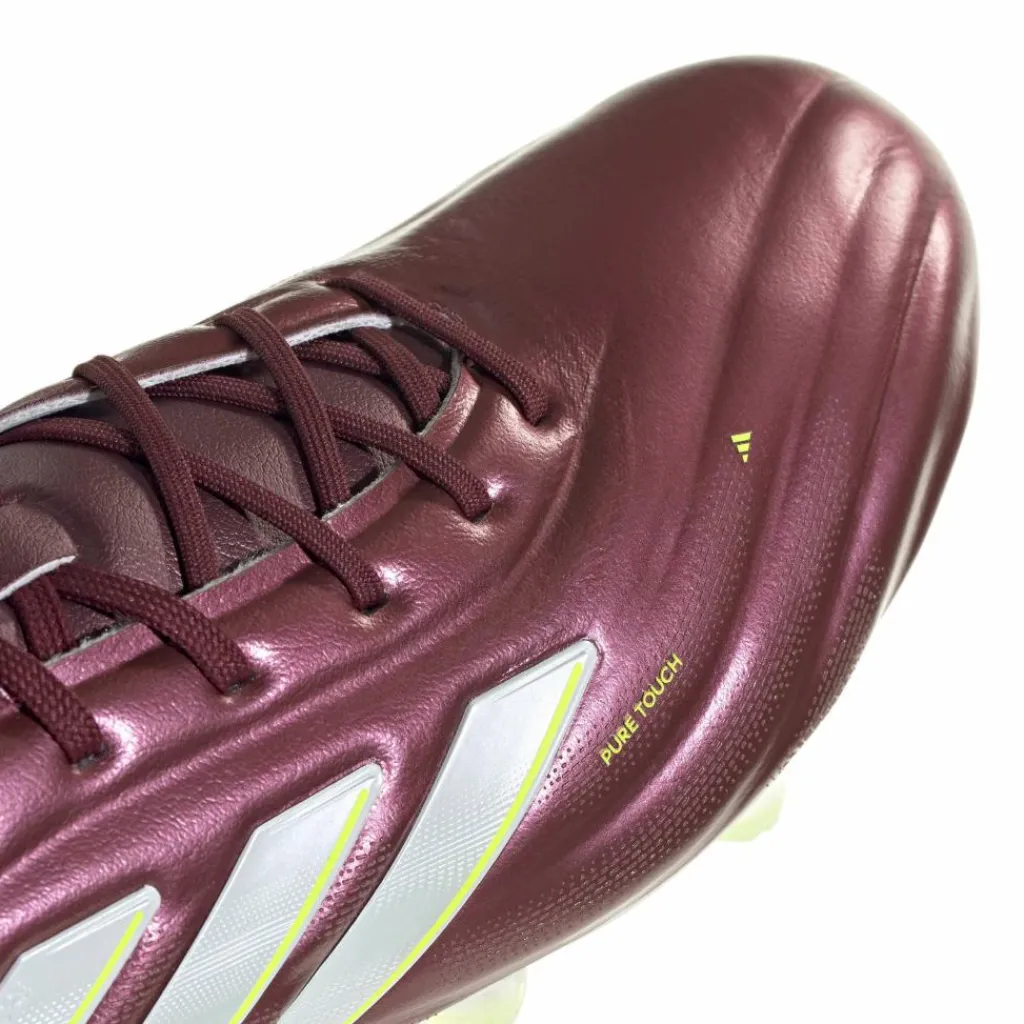 Voetbalschoenen-adidas Copa Pure 2 Elite FG voetbalschoenen heren shadow red cloud white team solar yellow 2