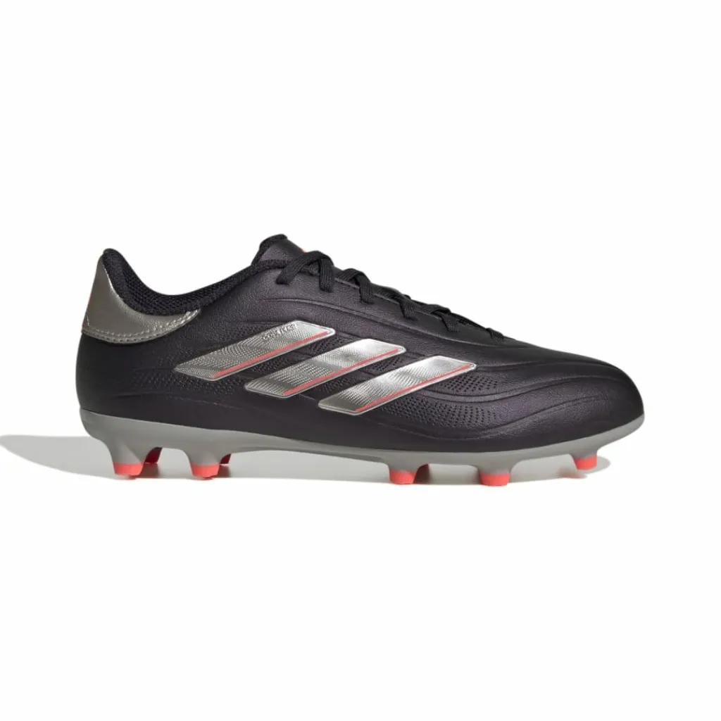 Voetbalschoenen-adidas Copa Pure 2 League FG voetbalschoenen junior aurora black platinum metallic turbo