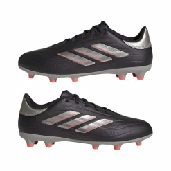 Voetbalschoenen-adidas Copa Pure 2 League FG voetbalschoenen junior aurora black platinum metallic turbo