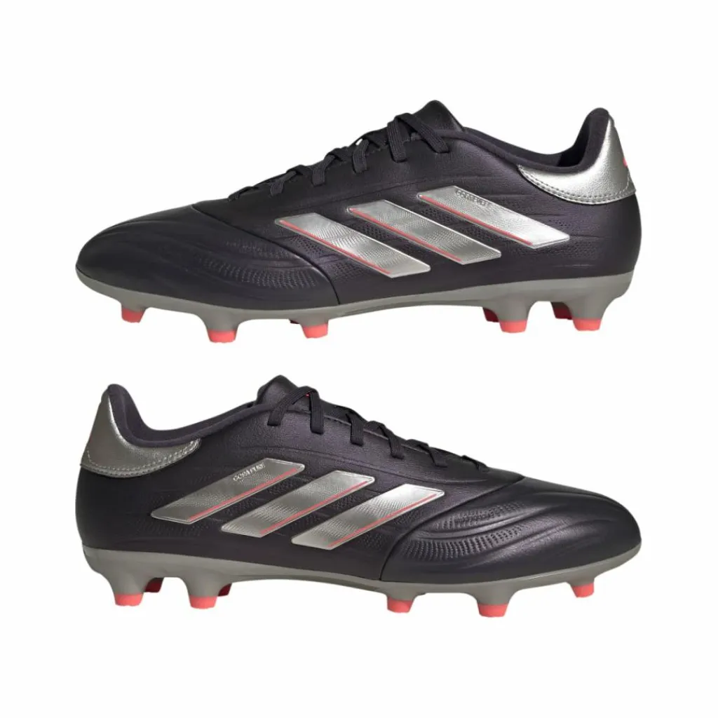 Voetbalschoenen-adidas Copa Pure 2 League FG voetbalschoenen aurora black platinum metallic turbo