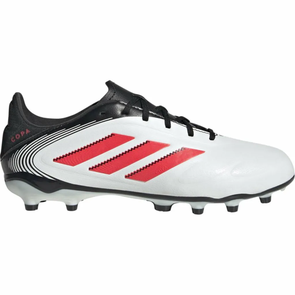 Voetbalschoenen-adidas Copa Pure 3 League FG MG voetbalschoenen junior cloud white lucid red core black