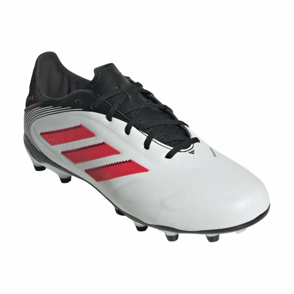 Voetbalschoenen-adidas Copa Pure 3 League FG MG voetbalschoenen junior cloud white lucid red core black