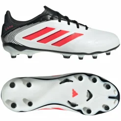Voetbalschoenen-adidas Copa Pure 3 League FG MG voetbalschoenen junior cloud white lucid red core black
