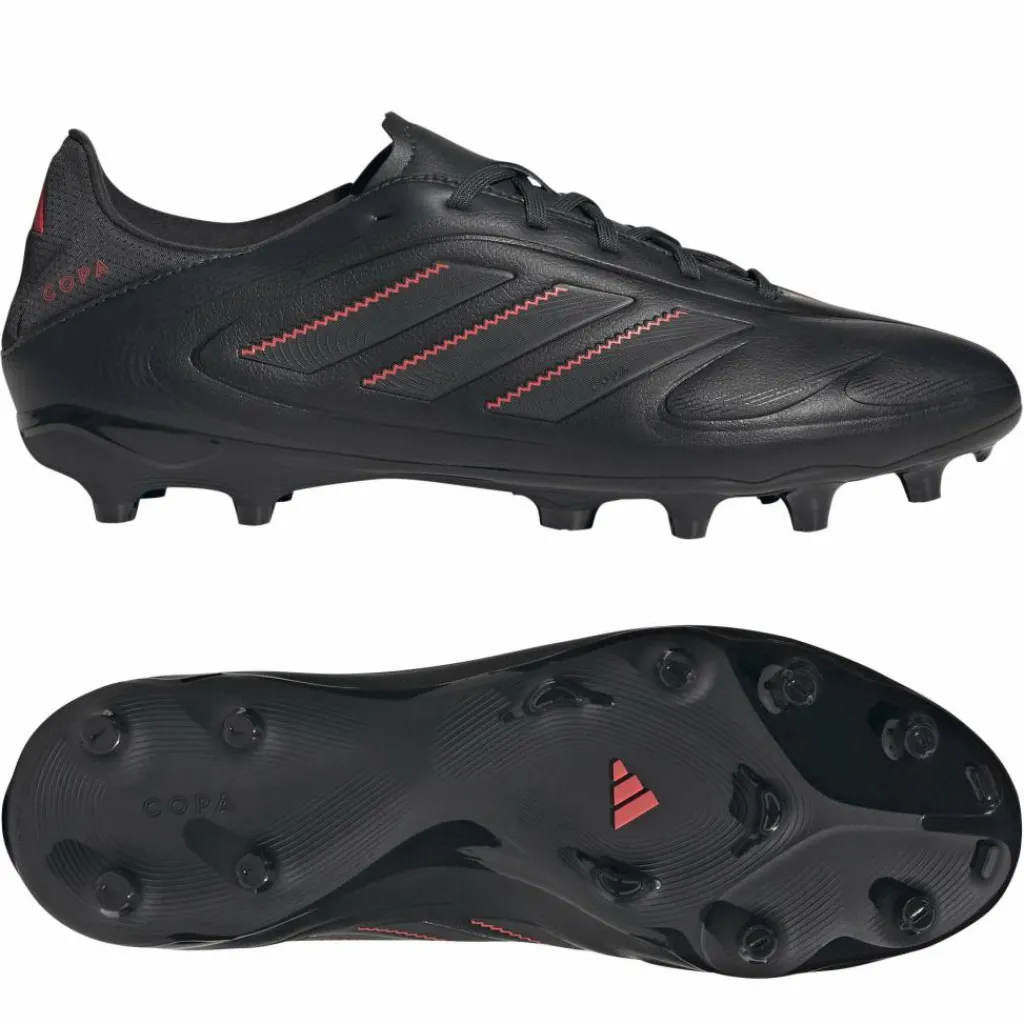 Voetbalschoenen-adidas Copa Pure 3 League FG MG voetbalschoenen heren core black carbon lucid red