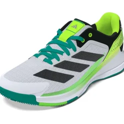 adidas Crazyquick Boost padelschoenen heren cloud white core black lime burst< Padelschoenen
